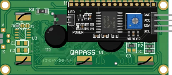 1602 LCD I2C DISPLAY
