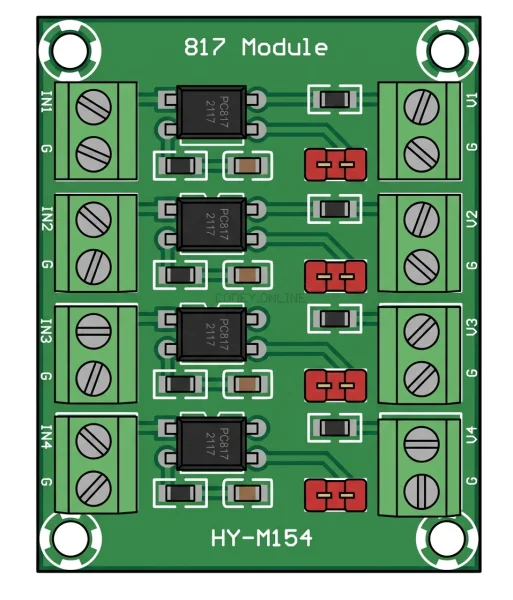 4-Channel Optoisolator Board