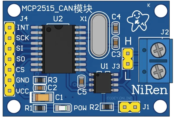 CAN-bus module MCP2515 SPI 5V