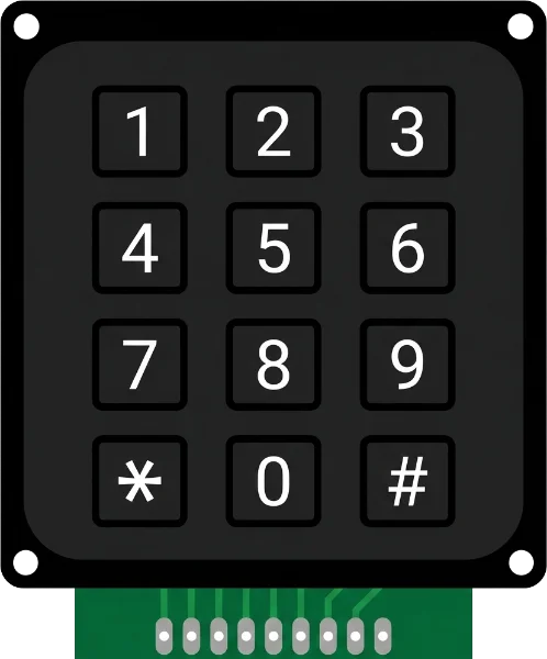 Keypad 4x3