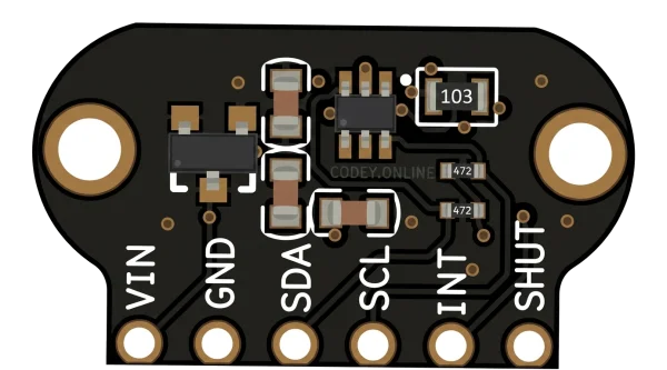 TOF050C-VL6180X Distance Sensor Time-Of-Flight high precision