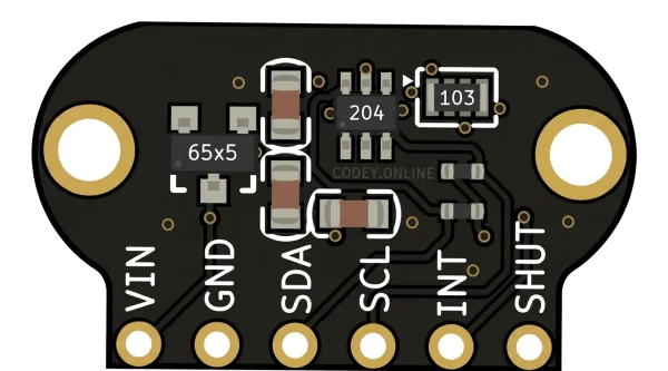 TOF400C-VL53L1X Distance sensor Time-Of-Flight very accurate 4-400cm